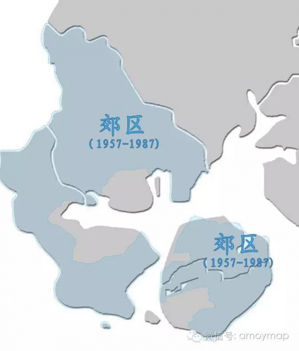 厦门80年来有哪些区消失了？
