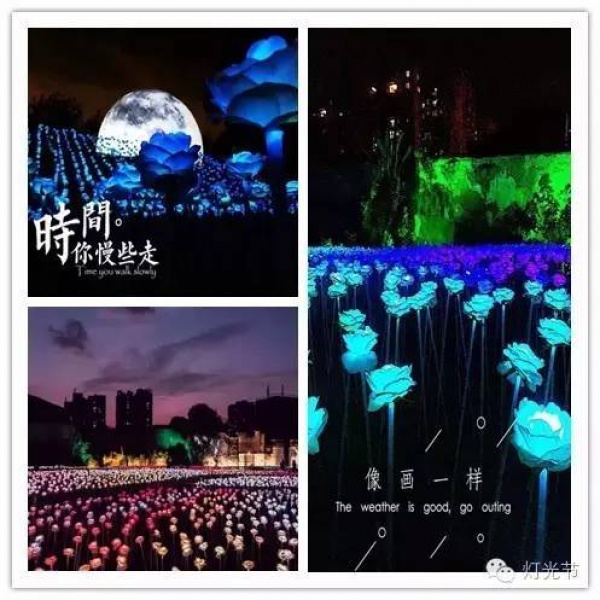 美爆了！观音山·玫瑰灯光节，4000张门票免费送！