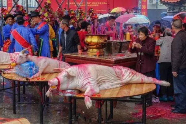 【多图】震撼！国家非遗“送王船”在海沧钟山举行！大雨也浇不灭海沧人的热情！！！