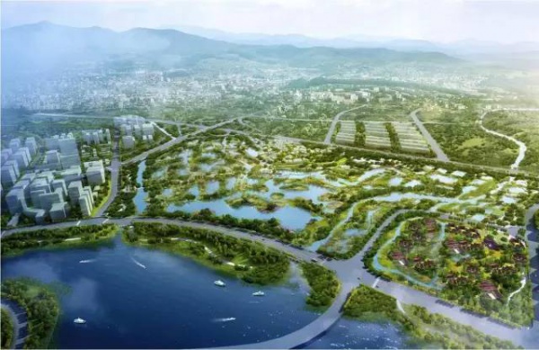 马銮湾新城颜值又逆天！打造龙形湿地公园、四季花林，美得让你目瞪口呆！